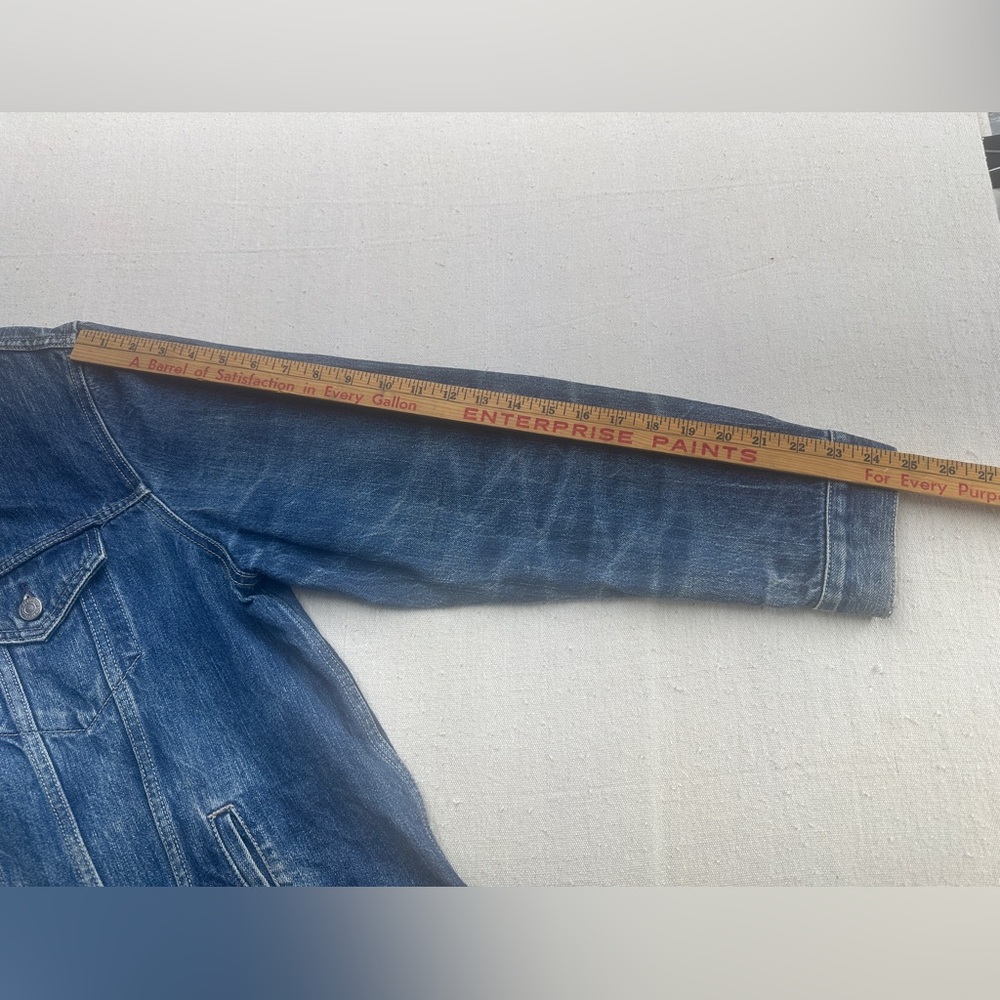 Levi’s Type III Denim Trucker Jacket XL Distressed Wash GUC - Picture 12 of 12